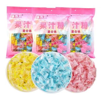 冰方方薄荷糖白桃果味硬糖