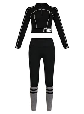 新款跑步专业普拉提瑜伽服套装