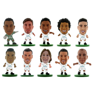 soccerstarz 5cm 官网正版人偶玩偶公仔 C罗 皇马一套 拉莫斯贝尔