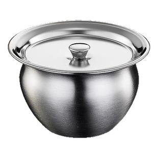 316不锈钢炖盅 蒸蛋碗商用隔水炖煮 加厚带盖宝宝辅食羹碗味盅
