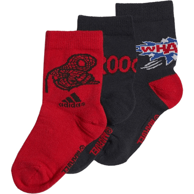 Adidas/阿迪达斯正品新款儿童时尚透气运动袜三双装GE3297