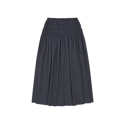 COMMXN·阳光微皱半裙春季新款