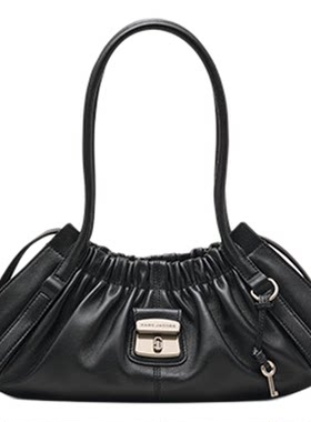【礼物】MARC JACOBS/莫杰 CRISTINA 中号羊皮褶皱肩背包手提包
