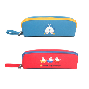 千千圈简约防污大开口大容量笔袋女生男生2025年新款小学生初中生文具盒女童男童高颜值一年级手提儿童铅笔袋