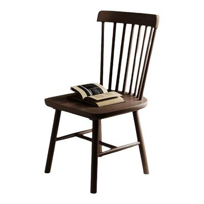 万虎实木中古复古家用商用温莎椅