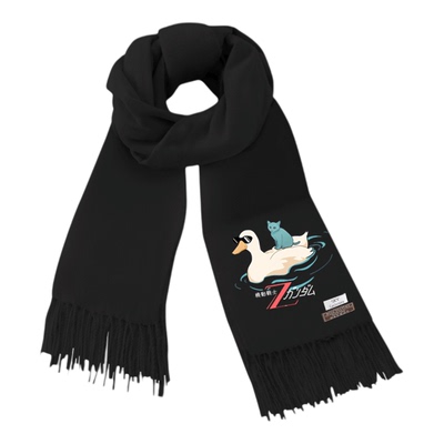 机动战士高达Z卡缪库瓦特罗卡喵鸭子周边围巾男女秋冬围脖送礼物