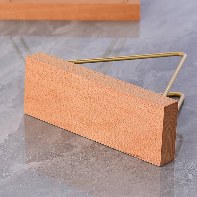 实木创意立式纸巾架咖啡厅桌面商用餐厅民宿创意酒店简约餐巾纸座