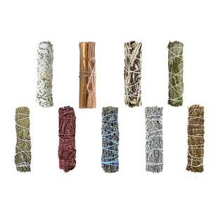 美国雪松杖秘鲁圣木条北美圣草天然白蓝鼠尾草迷迭香薰衣草龙血竭