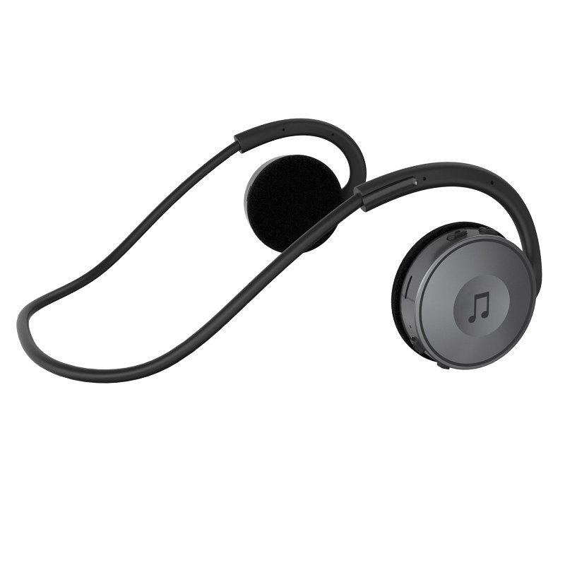 无线运动蓝牙耳机带内存MP3一体式收音FM不入耳双挂耳头戴式TYPEC