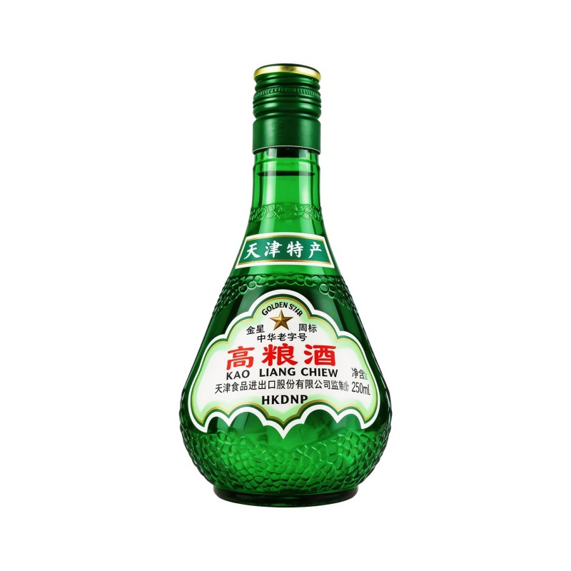 金星牌高粱酒圆玻52度清香型高度纯粮食天津特产中国香港地区有售
