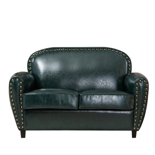 复古沙发美式单双人三人咖啡厅组合小户型两酒吧店铺休息区出租房