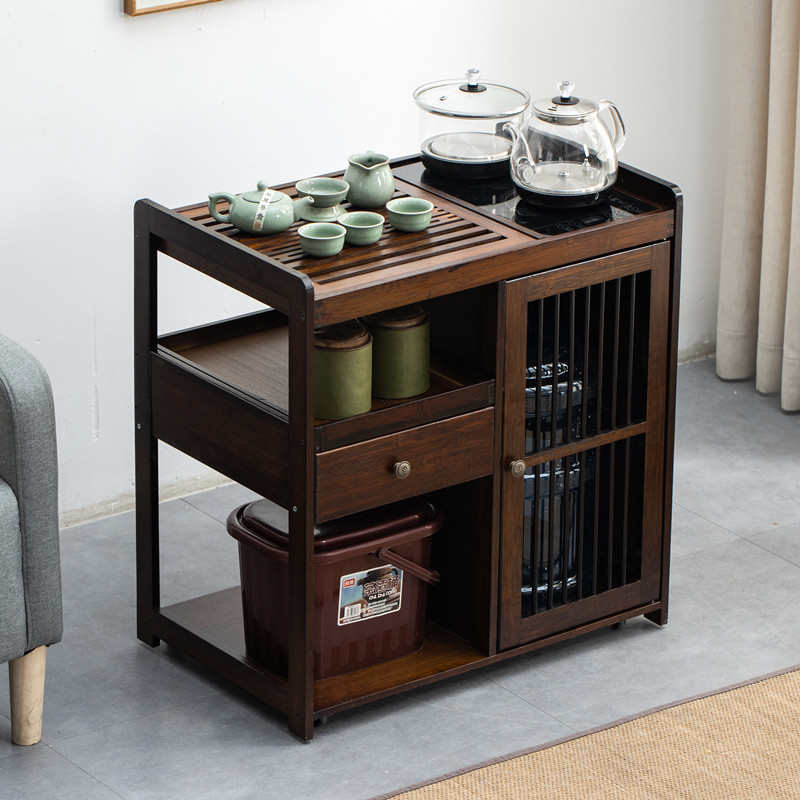 客厅沙发边柜茶桌边几角几泡茶台茶几茶叶茶具收纳烧水煮茶壶一体