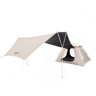 牧高笛零动155Deluxe天幕二合一帐篷户外便携式露营自动一键开合
