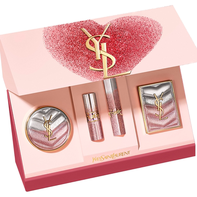 【情人节礼物】YSL圣罗兰粉星辰限定彩妆礼盒 口红化妆品生日女