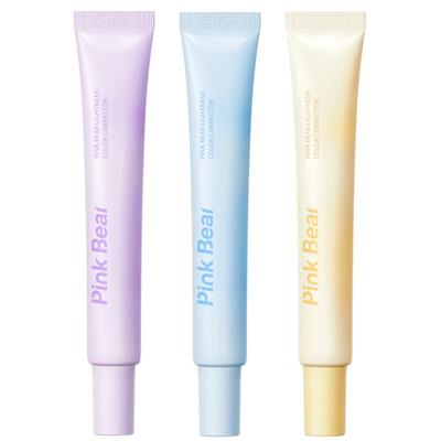 pinkbear皮可熊清透调色妆前乳打底修色提亮服帖持久滋润干皮