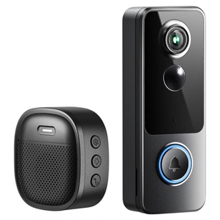 可视门铃摄像头入户门电子猫眼门口家用无线监控智能高清录像机
