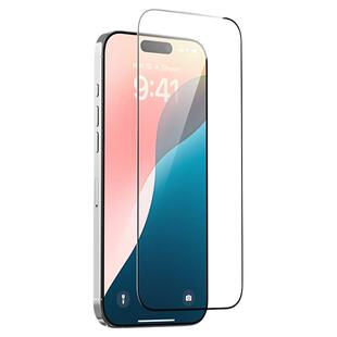 迪沃DEVIA天启系列高清防尘防静电丝印iPhone16钢化玻璃膜适用于苹果16ProMax手机膜