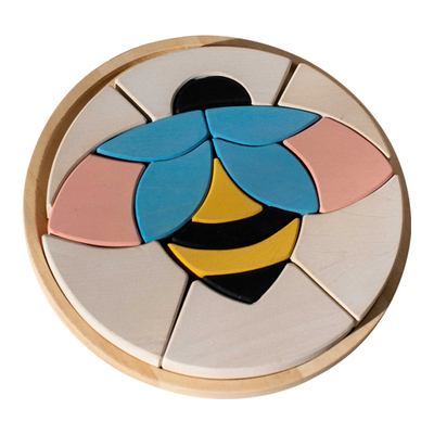 avdar小蜜蜂立体儿童4-6积木玩具