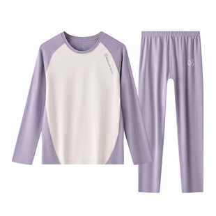 初高中生少女学生保暖内衣女高个子加长版防风御寒秋衣秋裤打底衫