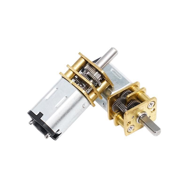 拆机九成新N20减速电机金属齿轮轴直流减速马达DC3V-5V慢速大扭力
