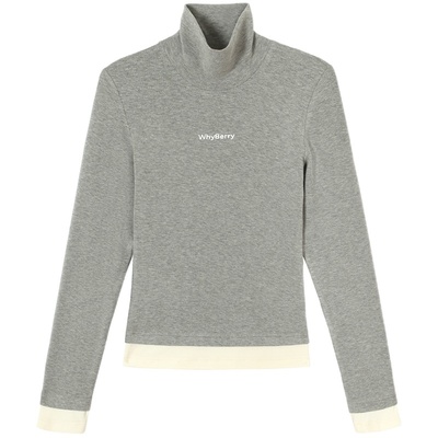 长袖百搭薄款t恤whyberry