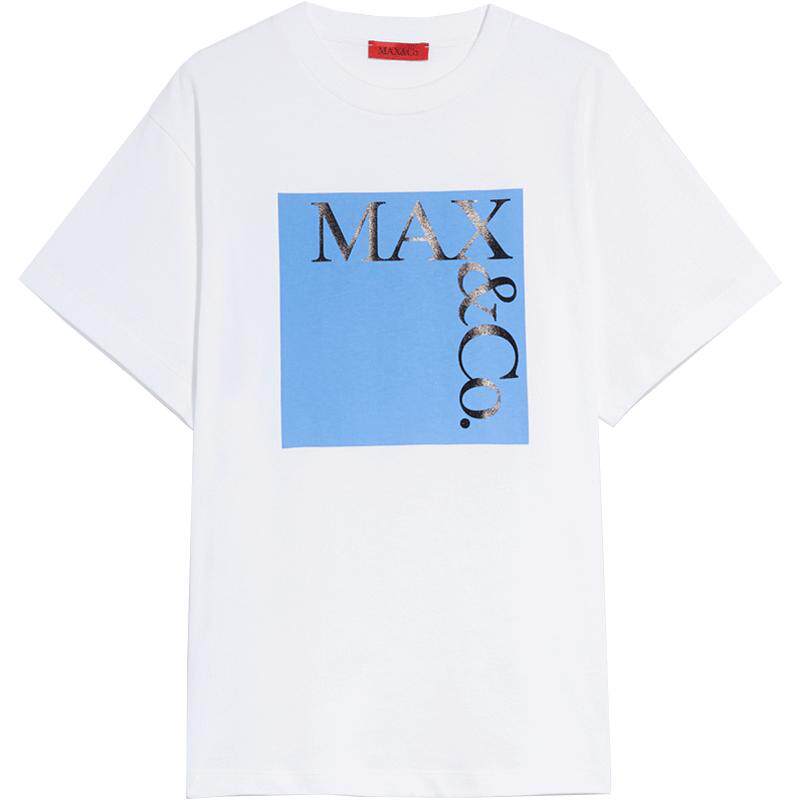 maxco棉质T恤打底衫明星同款