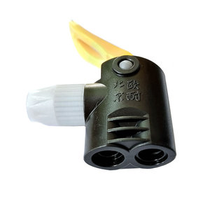 自行车高压打气筒气嘴头美嘴法嘴转换通用英气筒配件气管软管配件