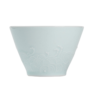 景德镇官方陶瓷影青纯色饭碗家用中式新款个人专用精致高端餐具