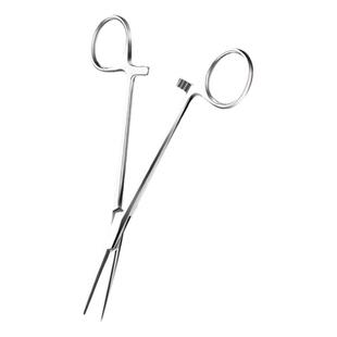 不锈钢取钩钳弯头摘钩器钓鱼加长弯嘴止血钳摘鱼钩钳子镊子脱钩器