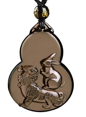 鸿兔谛听吉祥宏吊坠属狗开运饰品