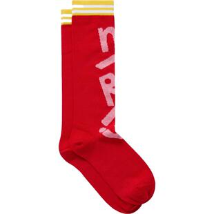 【折扣】MARNI 男童装嵌花针织棉质混纺红色袜子