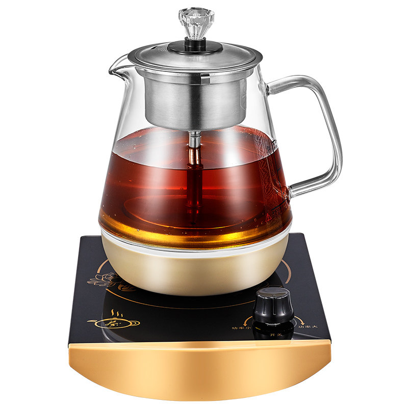 【特价】美能迪黑茶煮茶器玻璃电热水壶养生壶全自动蒸汽电煮茶壶