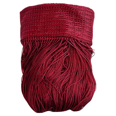 定制多层加密酒红色线帘