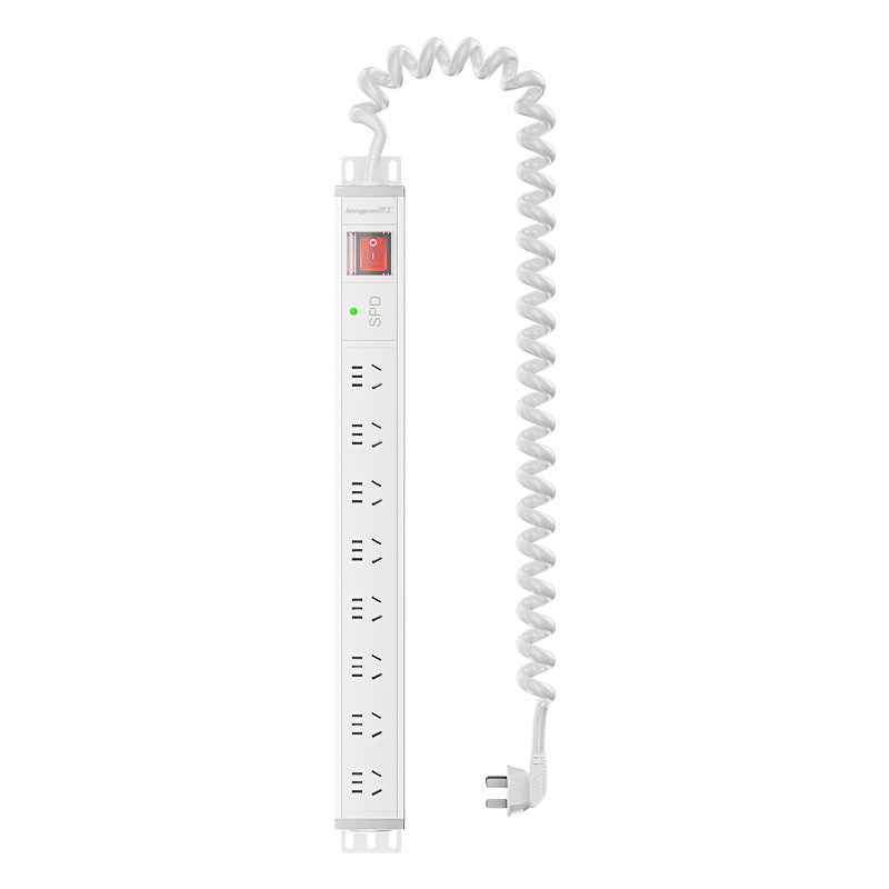 电竞升降桌专用弹簧线插座USB伸缩插排 排插电脑桌面接线板PDU