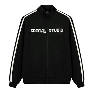 361运动外套男2025秋冬立领针织外套夹克莱赛尔面料男士开襟卫衣