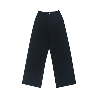 显瘦艺符简约百搭阔腿直筒裤子