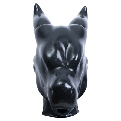 smitizen亮面恶龙无人机头套硅胶紧身衣连体衣道具猛男mask