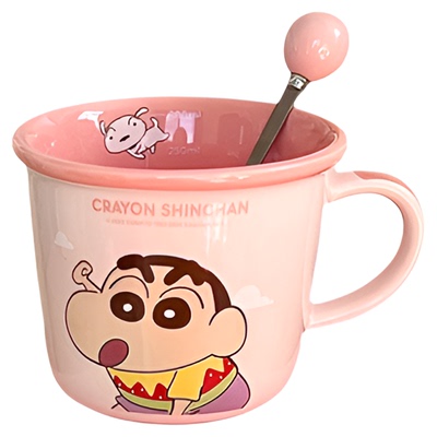 陶瓷可爱儿童带刻度马克杯
