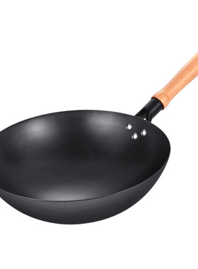 章丘传统铁锅家用炒菜锅