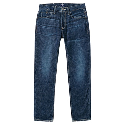 【张凌赫代言】Lee商场同款25冬新705标准锥形101+深蓝色男牛仔裤