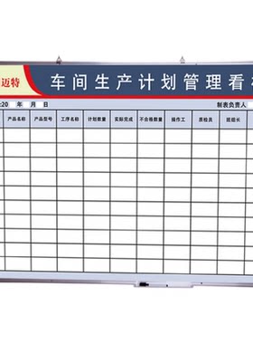 定制车间生产计划管理白板写字板