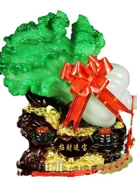 客厅玄关白菜酒柜摆件