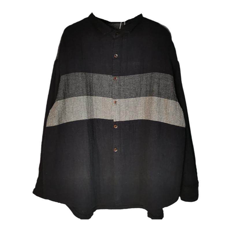 秋季文艺棉麻长袖衬衫新品
