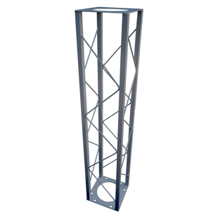 方管桁架户外广告展会婚庆舞台背景白色烤漆加厚斜拉筋20桁架批发