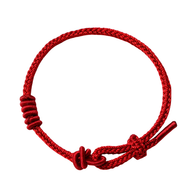 手工编织红色手链绳DIY黄金配绳