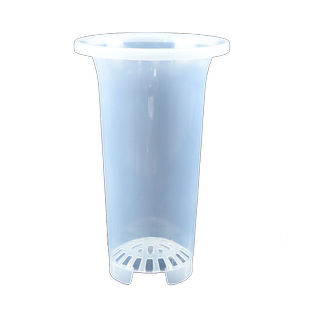 侬花村透明兰花盆塑料兰花花盆加厚简约大号兰花专用盆加高兰草盆