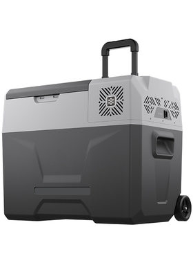 110v+移动冰箱50L冷冻机可送台湾