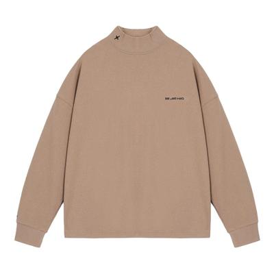 BJHG长袖T恤男打底衫舒绒半高领