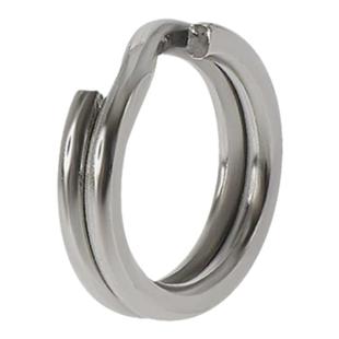 出口级不锈钢扁圈连接环双圈路亚配件巨物专用铁板钩海钓船钓假饵