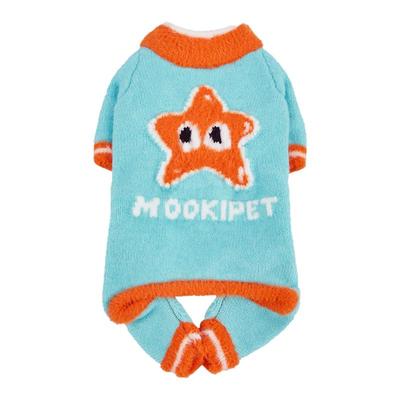 mookipet星星高领加厚四脚毛衣